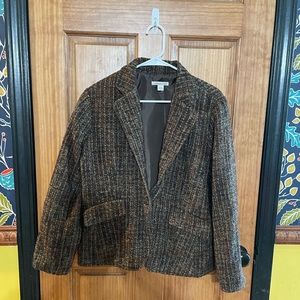 Coldwater Creek brown blazer